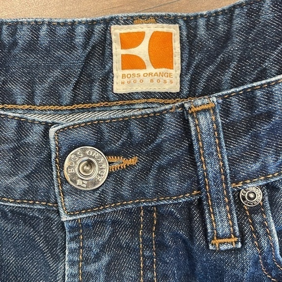 BOSS Orange by Hugo Boss Straight Fit Jeans 34/30 Blue Denim Men’s - Picture 3 of 13
